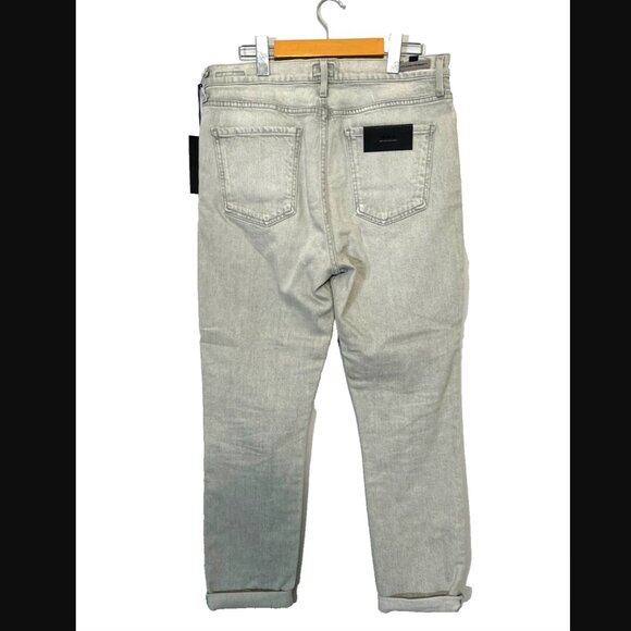 NWT Citizens of Humanity Olivia High Rise Slim Ankle Jeans Light Zinc COH 32 - Picture 7 of 8